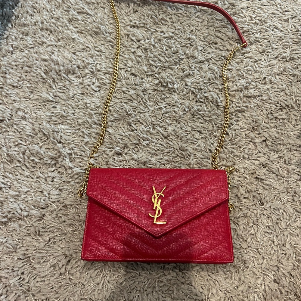 Saint Laurent chain wallet